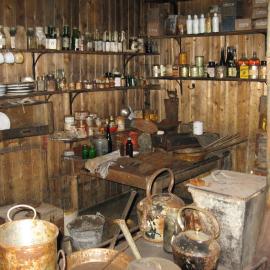 2010-11 Galley inside Scott's 'Terra Nova' hut, Cape Evans