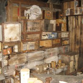 2010-11 Bulkhead inside Scott's 'Terra Nova' hut, Cape Evans