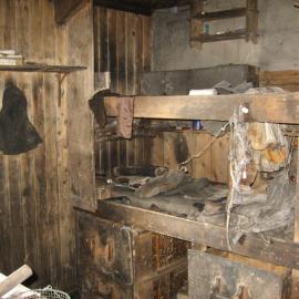 2010-11 Nelson and Day's bunks inside Scott's 'Terra Nova' hut, Cape Evans