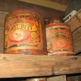 2010-11 Cans of Ramornie tinned beef, Cape Royds