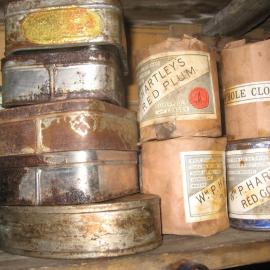 2010-11 WM P Hartley's jam inside Shackleton's 'Nimrod' hut