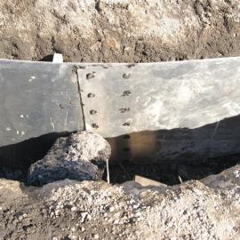 2010-11 Deflection dam at Cape Royds