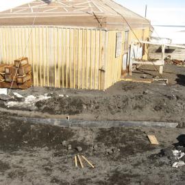 2010-11 Trench dug for the deflection dam, Cape Royds (001)