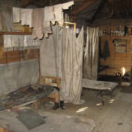2010-11 Bunks inside Shackleton's 'Nimrod' hut, Cape Royds