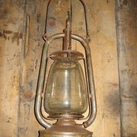 2010-11 Lantern hanging inside Shackleton's 'Nimrod' hut, Cape Royds