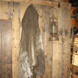2010-11 Lantern hanging inside Shackleton's 'Nimrod' hut, Cape Royds