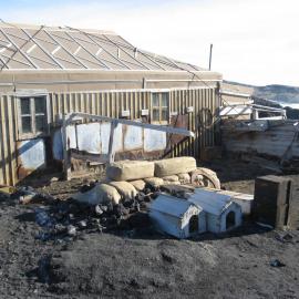 2010-11 Boxes removed from the stables and garage area, Cape Royds