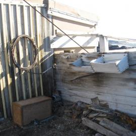 2010-11 Stable wall and pony feed boxes, Cape Royds
