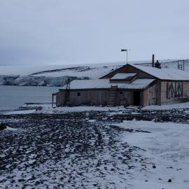 2014 West and South elevations, Scott's 'Terra Nova' hut, Cape Evans (002)