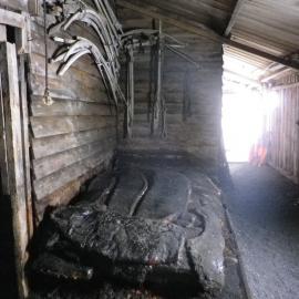 2014 Scott's 'Terra Nova' hut interior, seal blubber cache, Annex (002)