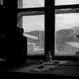 2022 Shackleton's 'Nimrod' hut interior, Main Room, North wall window, W2 (002)