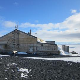 2015-16 Scott's 'Terra Nova' hut inspection, exterior 