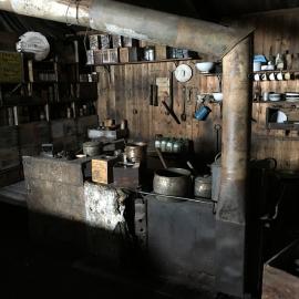 2015-16 Scott's 'Terra Nova' hut inspection, interior (008)