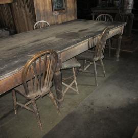 2015-16 Wardroom table and chairs, Scott's 'Terra Nova' hut