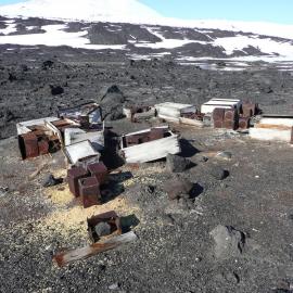 2010-11 Southern food cache, Cape Evans (001)