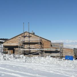 2010-11 East wall of Scott's 'Terra Nova' hut, Cape Evans
