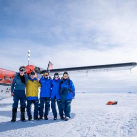 Inspiring Explorers Expedition™ team at Union Glacier
