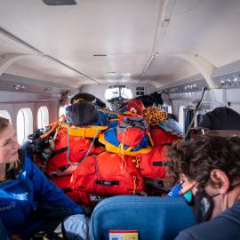 Equipment en route to the Messner Start