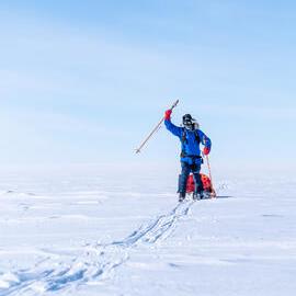 Mike Dawson on the South Pole Expedition