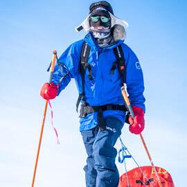 Mike Dawson on the South Pole Expedition