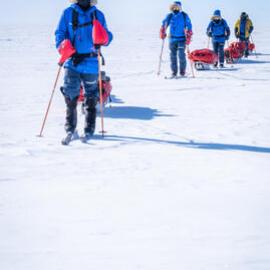 Inspiring Explorers Expedition™ team on the South Pole Expedition