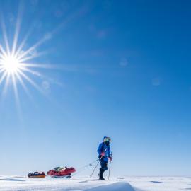 Mike Dawson on the South Pole Expedition