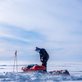 Mike Dawson on the South Pole Expedition