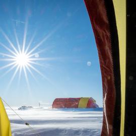 Helsport tent during the South Pole Expedition