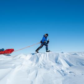 Laura Andrews on the South Pole Expedition