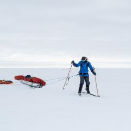 Mike Dawson on the South Pole Expedition
