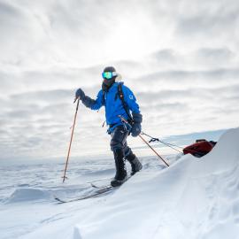Mike Dawson on the South Pole Expedition