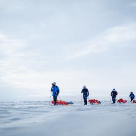 Inspiring Explorers Expedition™ team on the South Pole Expedition