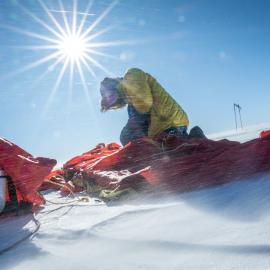 Bengt Rotmo on the South Pole Expedition