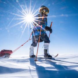 Laura Andrews on the South Pole Expedition