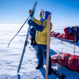 Bengt Rotmo on the South Pole Expedition