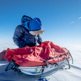 Mike Dawson on the South Pole Expedition