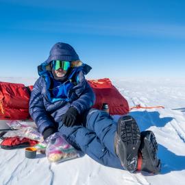 Nigel Watson on the South Pole Expedition