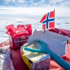 Cheese and butter eaten during the South Pole Expedition
