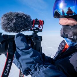 Mike Dawson on the South Pole Expedition