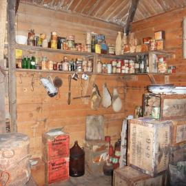 Galley in Shackleton's 'Nimrod' hut