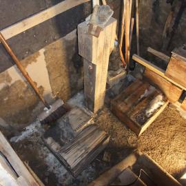 Mawson's laboratory in Shackleton's 'Nimrod' hut