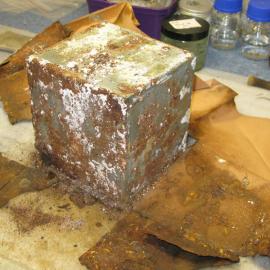 Griffiths McAllister tin and wrapper before treatment (001)