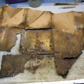 Griffiths McAllister wrapper before treatment