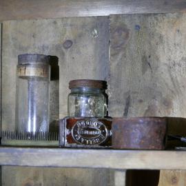 2018-19 Artefacts in Day's bunk inside Scott's 'Terra Nova' hut, Cape Evans