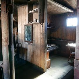 2018-19 Scott's Cubicle inside Scott's 'Terra Nova' hut, Cape Evans