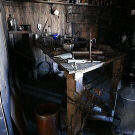 2018-19 Physical Laboratory inside Scott's 'Terra Nova' hut, Cape Evans