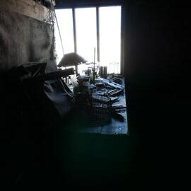 2018-19 Biology bench inside Scott's 'Terra Nova' hut, Cape Evans