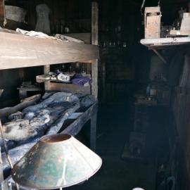 2018-19 Wright and Simpson's bunk inside Scott's 'Terra Nova' hut, Cape Evans
