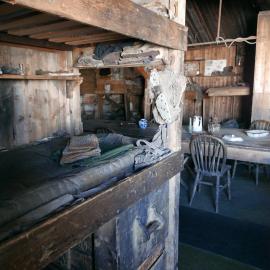 2018-19 Day's bunk inside Scott's 'Terra Nova' hut, Cape Evans