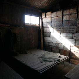 2018-19 Mess Deck bulkhead inside Scott's 'Terra Nova' hut, Cape Evans